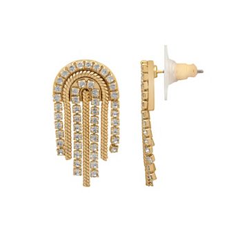 LC Lauren Conrad Gold-Tone Waterfall Drop Earrings