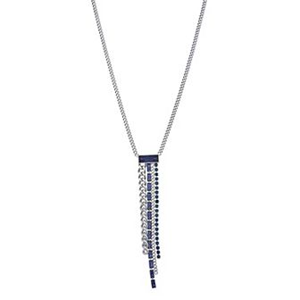 Simply Vera Vera Wang Silver Tone Fringe Pendant Necklace