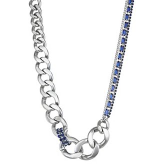 Simply Vera Vera Wang Silver Tone Large Link Collar Necklace