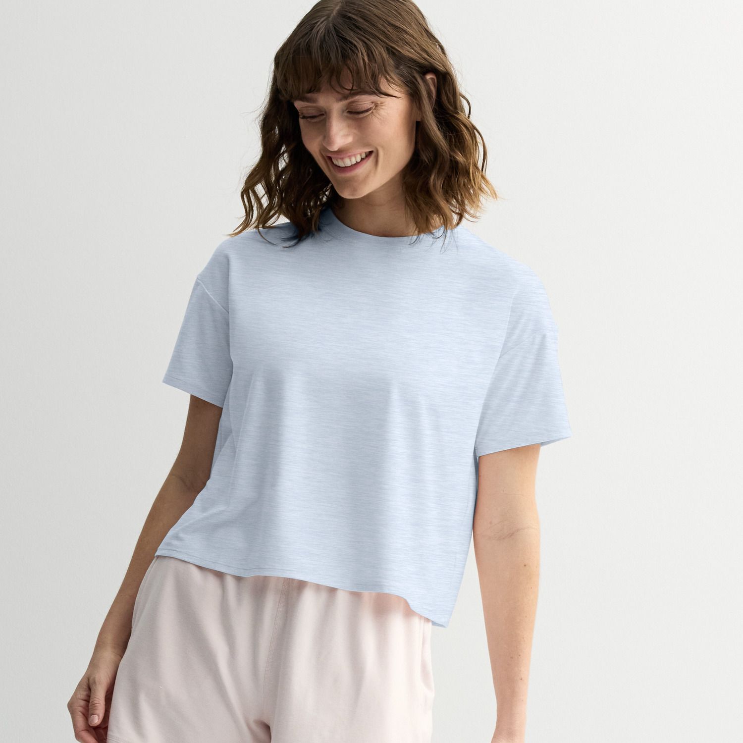 Женская футболка FLX Wander Oversized, цвет: Синий — фото 1