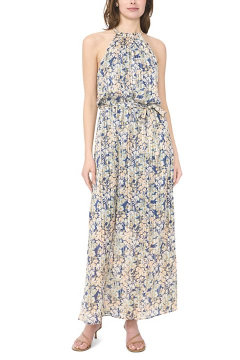 Женские платья MSK Women's MSK Sleeveless Halter Blouson Maxi Dress