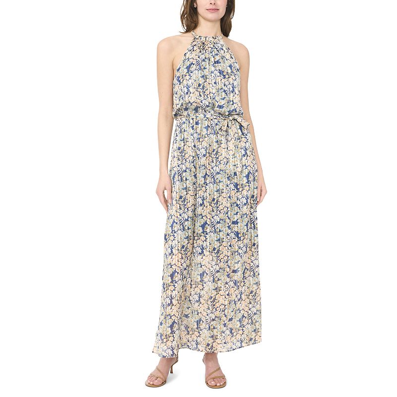msk halter maxi dress Women's Sleeveless Blouson easter hat