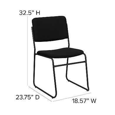 Flash Furniture 500 lb. Capacity High Density Stacking Chair with Sled Base