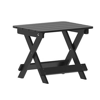 Flash Furniture Commercial Grade All-Weather Portable Folding Adirondack Side Table