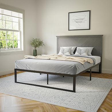 Flash Furniture Contemporary Herringbone Patterned Headboard Only