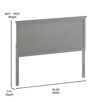 Flash Furniture Contemporary Herringbone Patterned Headboard Only