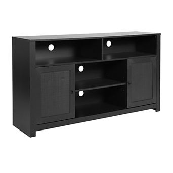 Merrick Lane Buffet TV Stand with 2 Soft Close Doors and Shelves