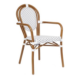 Flash Furniture All-Weather Commercial Paris Chair with Metal Frame