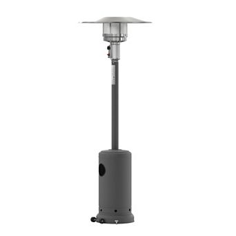 Flash Furniture Outdoor Patio Heater - 7.5 Feet Round Steel Patio Heater - 40,000 BTU's