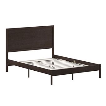 Flash Furniture Solid Wood Platform Bed with Headboard and Wooden Slats