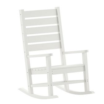 Flash Furniture Classic Commercial Grade Outdoor All-Weather HDPE Rocking Chair