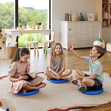 Flash Furniture Commercial Inflatable Wobble Cushion with Dual Sided Grips