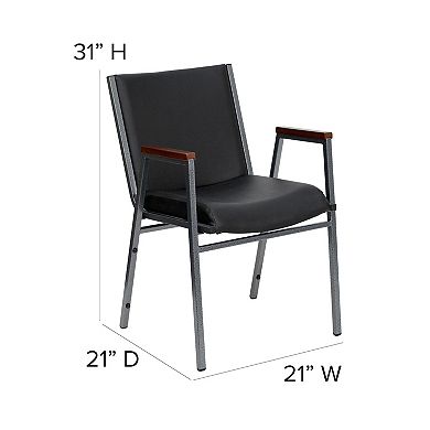 Flash Furniture Heavy Duty Stack Chair with Arms