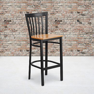 Flash Furniture School House Back Metal Restaurant Barstool