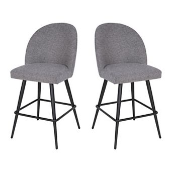 Flash Furniture Commercial Grade Armless Stools with Contoured Backs