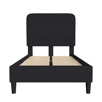 Flash Furniture Platform Bed with Headboard - No Foundation Needed