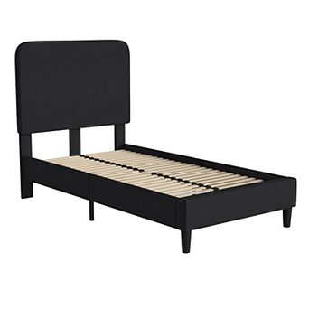 Flash Furniture Platform Bed with Headboard - No Foundation Needed