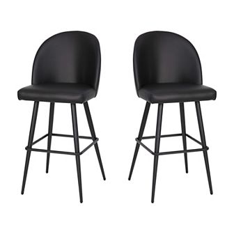 Flash Furniture Commercial Grade Armless Barstool with Contoured Back