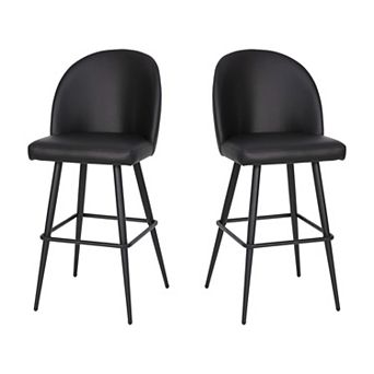 Flash Furniture Commercial Grade Armless Barstool with Contoured Back