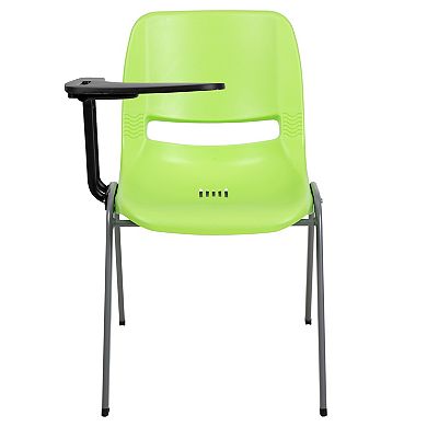 Flash Furniture Ergonomic Shell Chair with Right Handed Flip-Up Tablet Arm