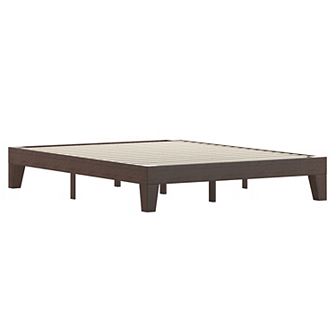 Flash Furniture Wood Platform Bed with 14 Wooden Support Slats