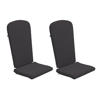 Flash Furniture Set of 2 All-Weather High Back Adirondack Chair Cushions