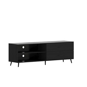 Flash Furniture TV Stand for up to 60" TV's with Adjustable Shelf and Storage Drawers