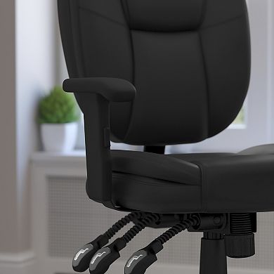 Flash Furniture Mid-Back Multifunction Swivel Ergonomic Task Office Chair