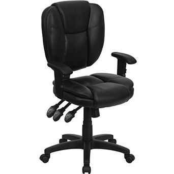 Flash Furniture Mid-Back Multifunction Swivel Ergonomic Task Office Chair