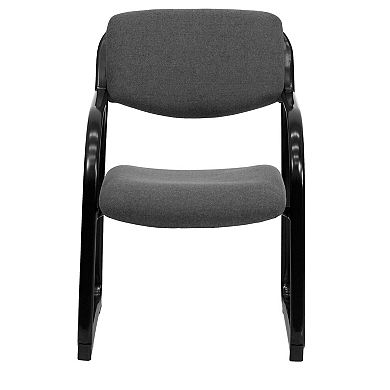 Flash Furniture Fabric Executive Side Reception Chair with Sled Base