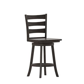 Flash Furniture Commercial Wooden Swivel Counter Height Stool