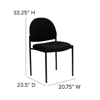Flash Furniture Comfort Stackable Steel Side Reception Chair