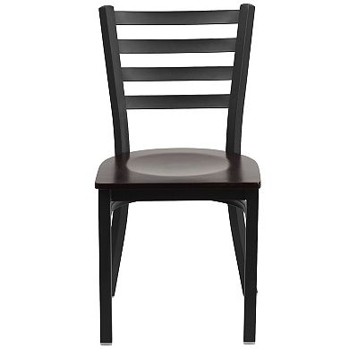 Flash Furniture Ladder Back Metal Restaurant Chair