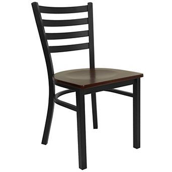 Flash Furniture Ladder Back Metal Restaurant Chair