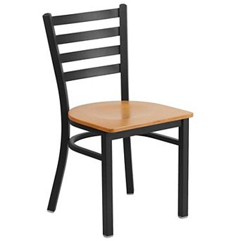 Flash Furniture Ladder Back Metal Restaurant Chair