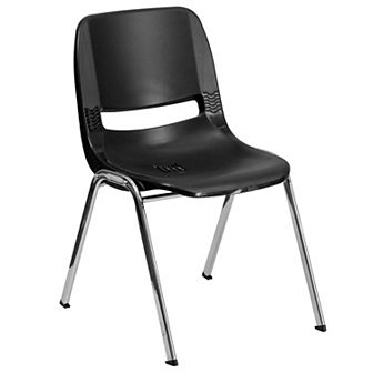 Flash Furniture Kid's Ergonomic Shell Stack Chair with 14" Seat Height