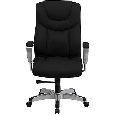 Flash Furniture Big & Tall Executive Swivel Office Chair with Adjustable Arms