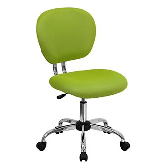 Flash Furniture Mid-Back Mesh Padded Swivel Task Office Chair with Chrome Base