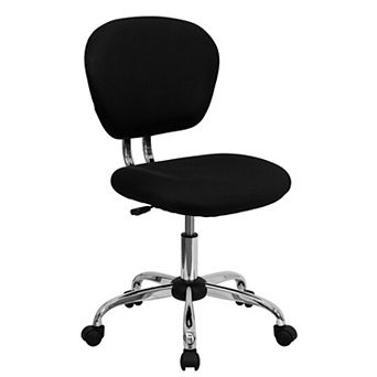 Flash Furniture Mid-Back Mesh Padded Swivel Task Office Chair with Chrome Base