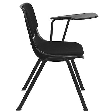Flash Furniture Padded Ergonomic Shell Chair with Left Handed Flip-Up Tablet Arm