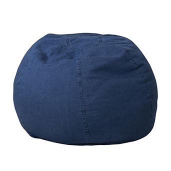 Flash Furniture Small Refillable Bean Bag Chair for Kids and Teens
