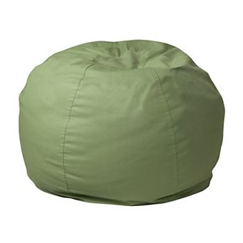 Flash Furniture Small Refillable Bean Bag Chair for Kids and Teens