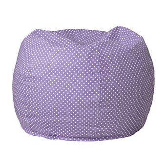Flash Furniture Small Refillable Bean Bag Chair for Kids and Teens