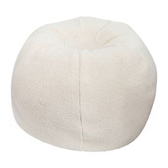 Flash Furniture Small Refillable Bean Bag Chair for Kids and Teens