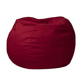 Flash Furniture Small Refillable Bean Bag Chair for Kids and Teens