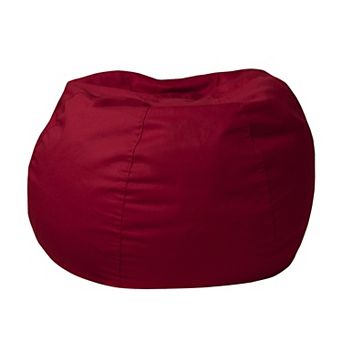 Flash Furniture Small Refillable Bean Bag Chair for Kids and Teens