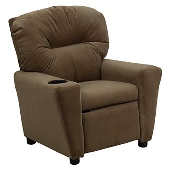 Flash Furniture Contemporary Kids Recliner with Cup Holder