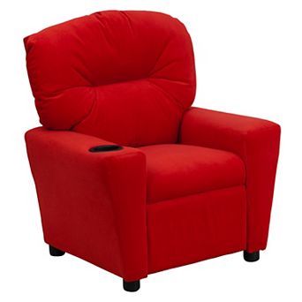 Flash Furniture Contemporary Kids Recliner with Cup Holder