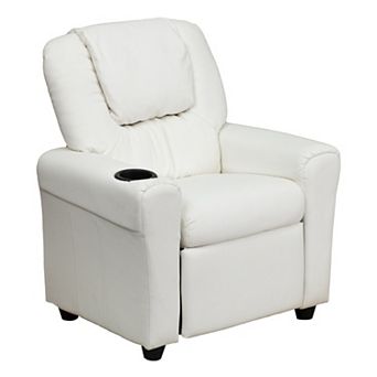 Flash Furniture Contemporary Kids Recliner with Cup Holder and Headrest