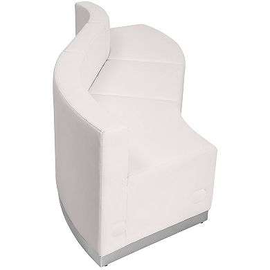 Flash Furniture 3 PC LeatherSoft Modular Reception Configuration w/Taut Back &Seat